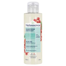 Natessance Versterkende Herstellende Shampoo met Ricine en Plantaardige Keratine
