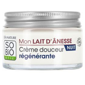 SO BIO ETIC Mon Lait d'Ânesse Zachte Nachtregenererende Crème