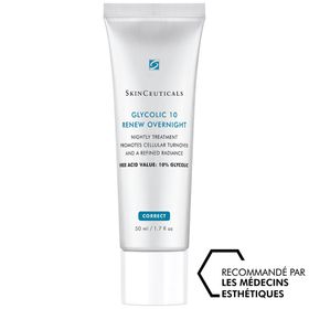 SkinCeuticals Glycolic 10 Peeling | Exfoliant de Nuit révélateur d'éclat