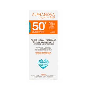 Alphanova CERTIFIED ORGANIC HYPOALLERGENIC SUN CREAM SPF 50+ VOOR HET GEZICHT