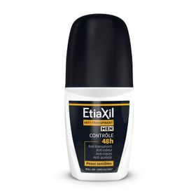 ETIAXIL - Antiperspirant Deodorant - HEREN - Matige transpiratie - Oksels - 48 uur controle - Roll-on