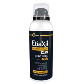 ETIAXIL - Antiperspirant Deodorant - HEREN - Matige transpiratie - Oksels - 48 uur controle - Aerosol