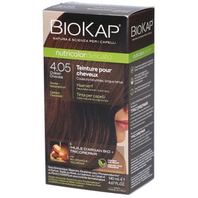 Biokap Nutricolordelicato Teinture Pour Cheveux 4.05 Châtain Chocolat