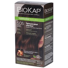 Biokap Nutricolordelicato Teinture Pour Cheveux 5.05 Châtain Noisette