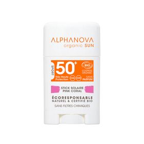 Alphanova STICK SOLAR ROSE ZEER HOGE BESCHERMING SPF50+ GEZICHT