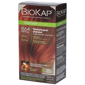 Biokap Nutricolordelicato Teinture Pour Cheveux 8.64 Titian Rouge