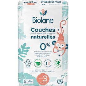 Biolane - Natural Luiers Maat 3 - Ultra-Absorberend - Geen Lekkage - 52 stuks