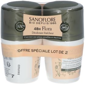 Sanoflore 48H Flora Fresh No Stain Deodorant