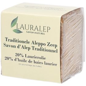 Lauralep Traditionele Aleppo Zeep 20% laurier