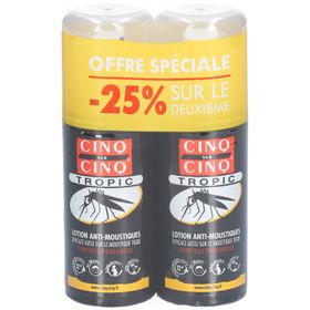 Cinq Sur Cinq Lot de 2 Spray Tropic Anti-Moustiques