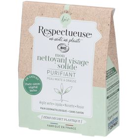 Respectueuse Mon Nettoyant Visage Solide PURIFIANT Bio