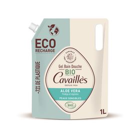 Rogé Cavaillès Gel Bain Douche certifié Bio Aloe Vera Éco-recharge