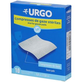 Urgo Steriele gaaskompressen 7,5 cm x 7,5 cm