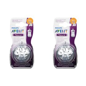 Philips Avent Natural 2.0 Tétine 4 Trous SCF044/27