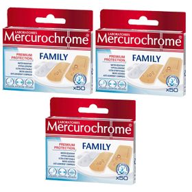 Mercurochrome Pleister voor het hele gezin