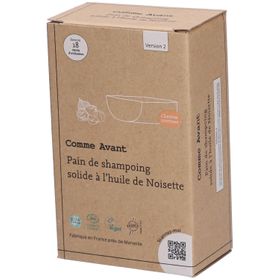 Comme Avant Shampoing solide à l'huile de noisette biologique