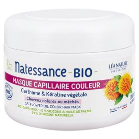 Natessance Biologisch Mariadistel en Keratine Masker voor Gekleurd Haar
