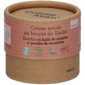 Comme Avant Crème Solide au Beurre de Karité Enrichie en Huile de Noisette