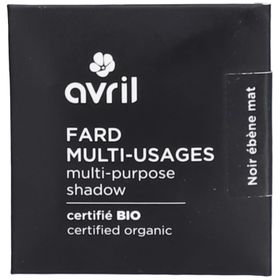 AVRIL Fard Multi-Usage - Noir Ébène Mat