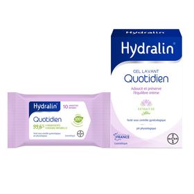 Hydralin® Dagelijkse Reinigingsgel + Dagelijkse Milde Biologisch Afbreekbare Doekjes