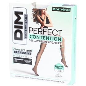 DIM Perfect Contention - Collants transparents 25D - Noir - Taille 4