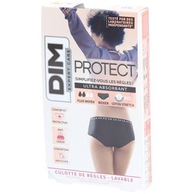 DIM Protect Wasbare menstruatieslip | Boxer | Biologisch katoen | Medium flow | 44/46