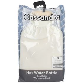 Cassandra Warmwaterkruik Polaire Hoes Wit