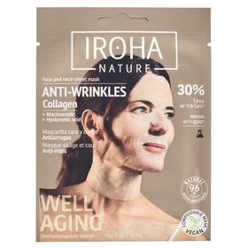 Iroha Nature Anti-Wrinkles & Anti-Age Face and Neck Mask