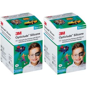 3M Opticlude Sil Pansement Yeux Opticlude Silicone Pansement Othoptique Maxi Boys 5,7cm x 8cm 2739PB50Boy Maxi 2739pb