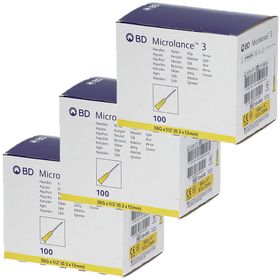 BD Microlance™ 3 naald 30G 1/2 0,30 mm x 13 mm Geel