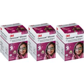 3M Opticlude Silicone Pansement Orthoptique Midi Girls 5,3 x 7 cm 2738PG50