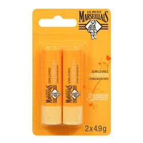 Le Petit Marseillais Lip Care Voeding Droge Lippen x2
