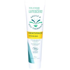 CIEL D'AZUR LUTESCENS Dentifrice Citron Bio