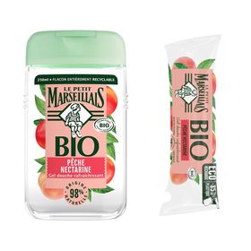 Le Petit Marseillais Verfrissende Perzik-Nectarine Biologische Douchegel & Navulling