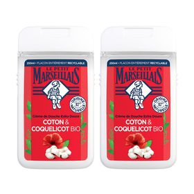 Le Petit Marseillais Extra Milde Crèmige Douchemelk van Katoen en Papaver