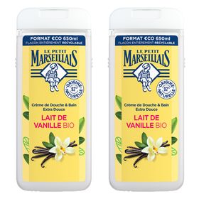 Le Petit Marseillais Crème de Douche Extra Douce Lait De Vanille BIO