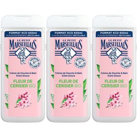 Le Petit Marseillais Crème de Douche & Bain Extra Douce Fleur de Cerisier BIO