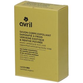 AVRIL Exfoliërende Koudzeep Lichaam Zeep Exotische Verbena & Pepermunt