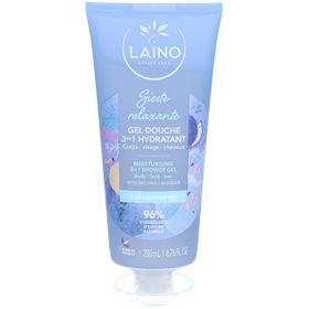 Laino Organic Lavendel 3-in-1 Hydraterende Douchegel gezicht, lichaam en haar