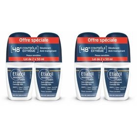 ETIAXIL Men's 48 h Roll-on Deodorant - Set van 2 x 50ml