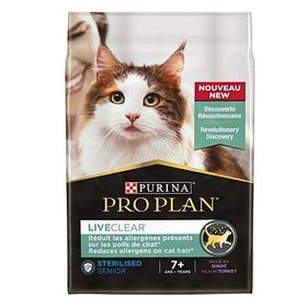 PRO PLAN® LIVECLEAR® Sterilised Senior 7+ à la Dinde