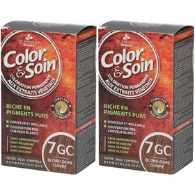 Les 3 Chênes Color & Soin Coloration 7GC blond doré cuivré