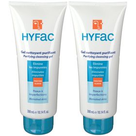 HYFAC Gel nettoyant purifiant x2