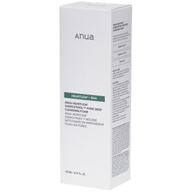 ANUA Heartleaf Quercetinol Pore Deep Foam Cleanser – Nettoyant visage nettoyant en profondeur