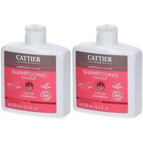 CATTIER Shampooing Couleur - 0% Sulfate Cheuveux Colorés