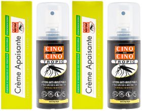 CINQ SUR CINQ Kit Tropic Anti-Muggen Spray 75ml + Kalmerende Crème voor Insecten- en Plantenbeten 40g - Promo Duo