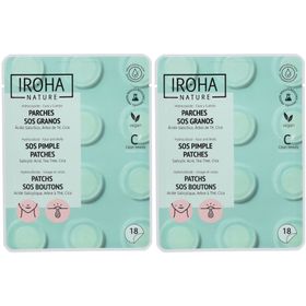 IROHA NATURE Patchs SOS Boutons à l'acide salicylique