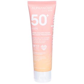 Alphanova Gezichtszonnebrandcrème SPF50+ met droge finish en biologische oliën