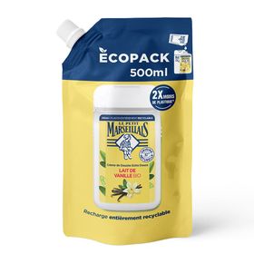 Le Petit Marseillais Recharge Crème de Douche Extra Douce Lait de Vanille BIO