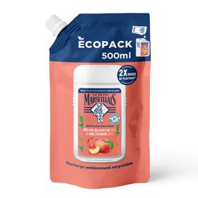Le Petit Marseillais Extra Zachte Douchegel Navulling Biologische Witte Perzik & Biologische Nectarine